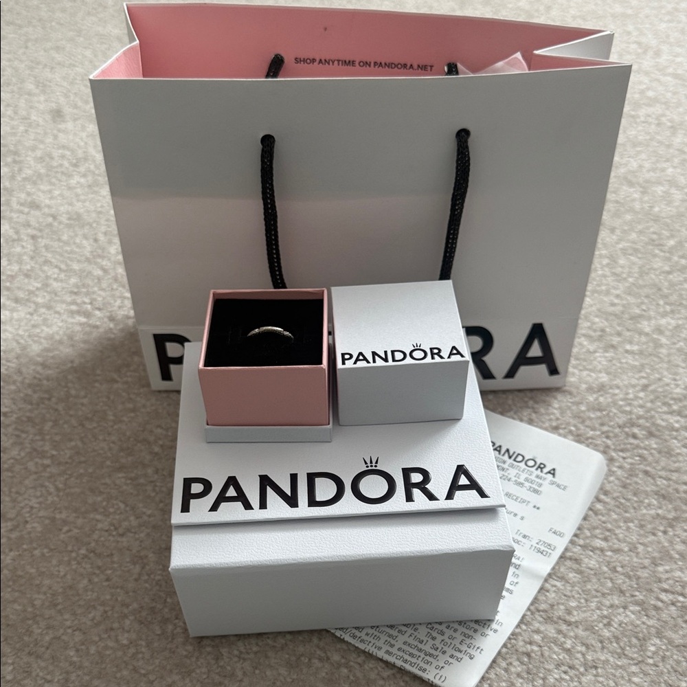 Pandora Silver Ring with Elegant Design